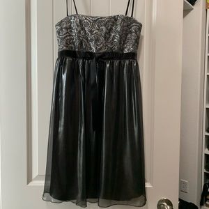 Black cocktail dress